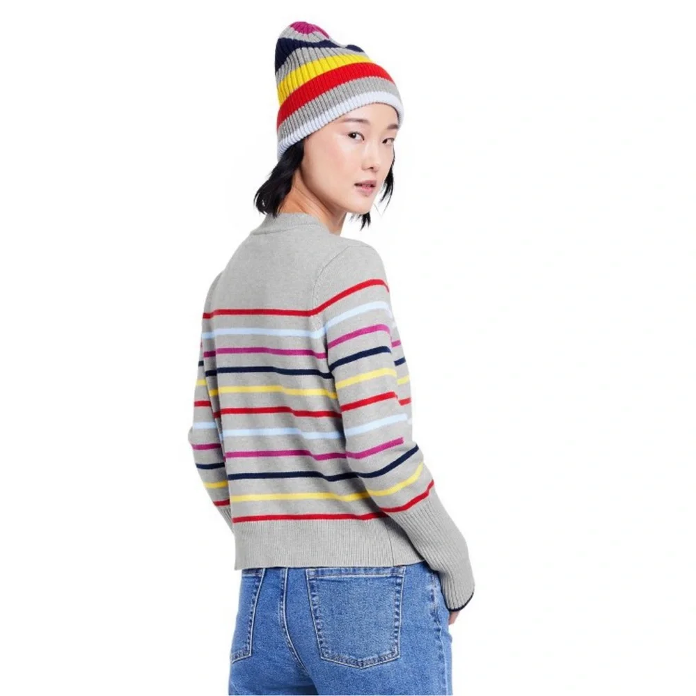 La ligne crew neck stripped sweater nwt - Picture 2 of 8